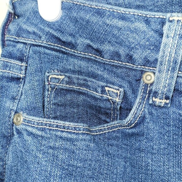 NYDJ Bootcut Jeans Medium Rinse Lift & Tuck Bling Back Pockets Women's Size 12 - Picture 6 of 14